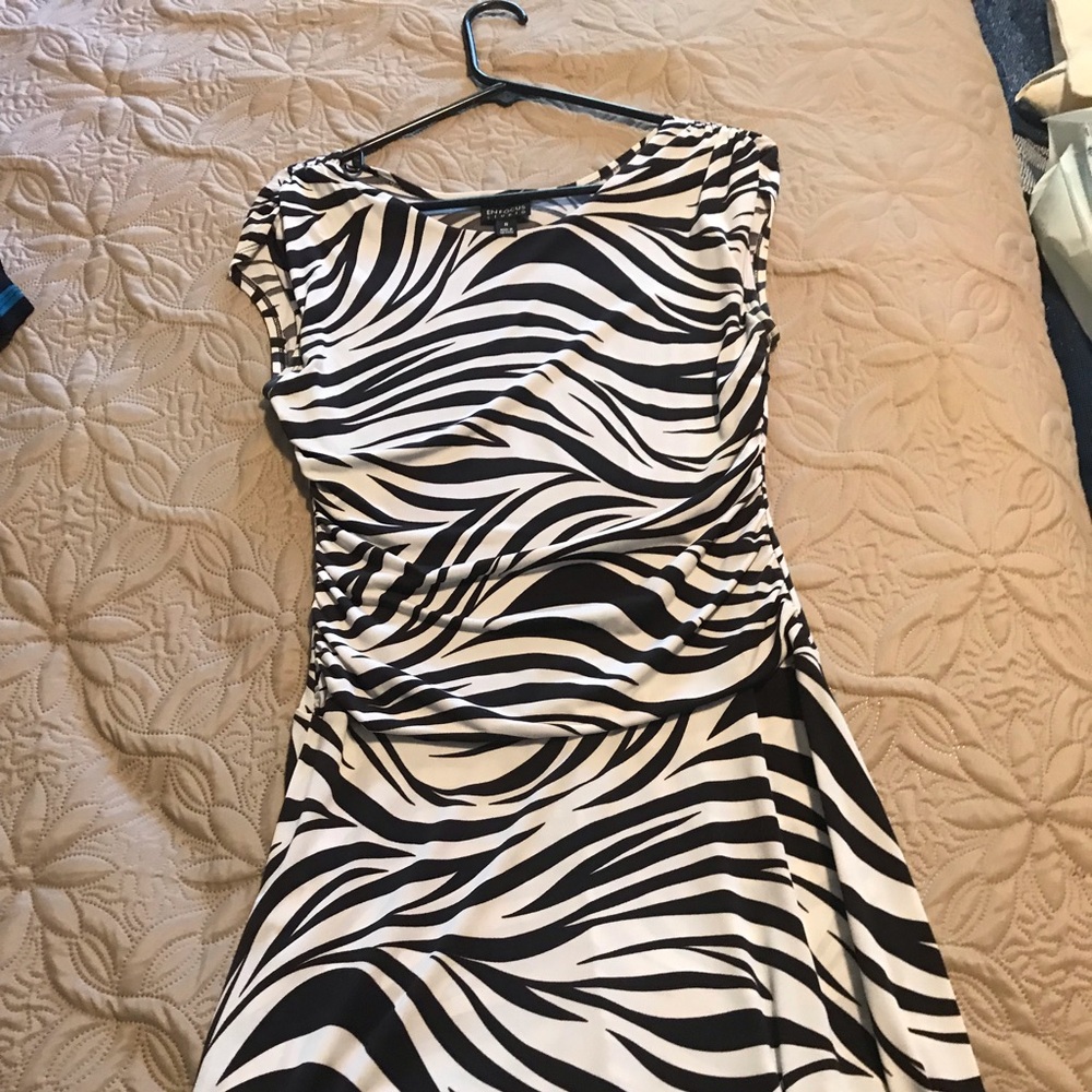 Sexy zebra print dress